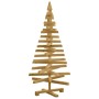 Árboles de Navidad Marrón 120 cm Madera maciza de pino