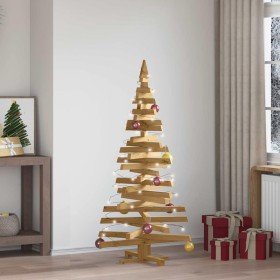Árboles de Navidad Marrón 150 cm Madera maciza de pino