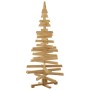 Árboles de Navidad Marrón 150 cm Madera maciza de pino