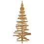 Árboles de Navidad Marrón 180 cm Madera maciza de pino