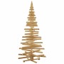 Árboles de Navidad Marrón 210 cm Madera maciza de pino