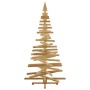 Árboles de Navidad Marrón 210 cm Madera maciza de pino