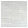Azulejo de Espejo Mosaico 3 pcs Plateado 30 x 30 cm Cristal