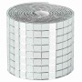 Azulejo de Espejo Mosaico 12 pcs Plateado 100 x 4 cm Cristal