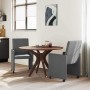 Sillas de comedor 2 pcs Gris oscuro 57 x 66 x 94 cm tela