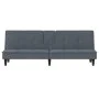 Dark gray velvet sofa bed with cup holder by vidaXL, Sofas - Ref: Foro24-351921, Price: 286,93 €, Discount: %