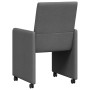 Sillas de comedor 2 pcs Gris oscuro 57 x 66 x 94 cm tela