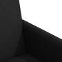 Sillas de comedor con rueda 2 pcs Negro 57 x 66 x 94 cm tela