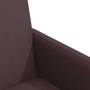 Sillas de comedor 2 pcs Marrón oscuro 57 x 66 x 94 cm tela