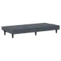 Dunkelgraues Samtschlafsofa mit Getränkehalter von vidaXL, Sofas - Ref: Foro24-351921, Preis: 286,93 €, Rabatt: %