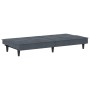 Dunkelgraues Samtschlafsofa mit Getränkehalter von vidaXL, Sofas - Ref: Foro24-351921, Preis: 292,36 €, Rabatt: %