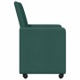 Sillas de comedor 2 pcs Verde oscuro 57 x 66 x 94 cm tela