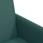 Sillas de comedor 2 pcs Verde oscuro 57 x 66 x 94 cm tela