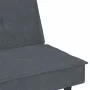 Dunkelgraues Samtschlafsofa mit Getränkehalter von vidaXL, Sofas - Ref: Foro24-351921, Preis: 286,93 €, Rabatt: %