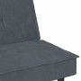Dunkelgraues Samtschlafsofa mit Getränkehalter von vidaXL, Sofas - Ref: Foro24-351921, Preis: 292,36 €, Rabatt: %
