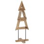 Árbol de Navidad Marrón 120 cm Madera de teca maciza