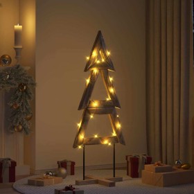 Árbol de Navidad Marrón 150 cm Madera de teca maciza