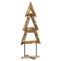 Árbol de Navidad Marrón 150 cm Madera de teca maciza