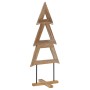 Árbol de Navidad Marrón 150 cm Madera de teca maciza