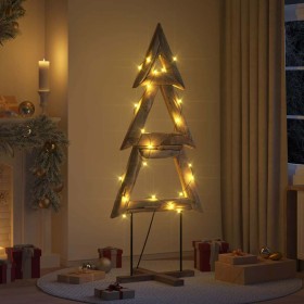 Árbol de Navidad Marrón 180 cm Madera de teca maciza