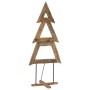 Árbol de Navidad Marrón 180 cm Madera de teca maciza