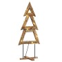 Árbol de Navidad Marrón 180 cm Madera de teca maciza