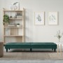 Dark green velvet sofa bed with cup holder by vidaXL, Sofas - Ref: Foro24-351922, Price: 266,08 €, Discount: %