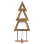 Árbol de Navidad Marrón 180 cm Madera de teca maciza