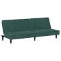 Dunkelgrünes Samtschlafsofa mit Getränkehalter von vidaXL, Sofas - Ref: Foro24-351922, Preis: 263,21 €, Rabatt: %