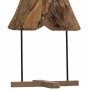 Árbol de Navidad con soporte Marrón 90 cm Madera de teca maciza