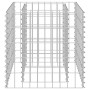 Arriate de gaviones de acero 50x50x50 cm