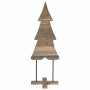 Árbol de Navidad Marrón 120 cm Madera de teca maciza