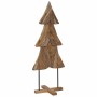 Árbol de Navidad Marrón 150 cm Madera de teca maciza