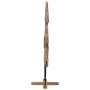 Árbol de Navidad Marrón 150 cm Madera de teca maciza