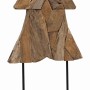 Árbol de Navidad Marrón 150 cm Madera de teca maciza