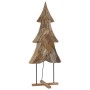 Árbol de Navidad Marrón 180 cm Madera de teca maciza