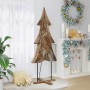 Árbol de Navidad Marrón 180 cm Madera de teca maciza
