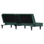 Dunkelgrünes Samtschlafsofa mit Getränkehalter von vidaXL, Sofas - Ref: Foro24-351922, Preis: 263,21 €, Rabatt: %