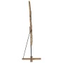 Árbol de Navidad Marrón 180 cm Madera de teca maciza
