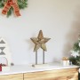 Estrella de Navidad Marrón 30 x 5 x 45 cm Madera de teca maciza