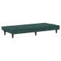 Dunkelgrünes Samtschlafsofa mit Getränkehalter von vidaXL, Sofas - Ref: Foro24-351922, Preis: 266,08 €, Rabatt: %