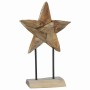 Estrella de Navidad Marrón 30 x 5 x 45 cm Madera de teca maciza