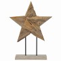 Estrella de Navidad Marrón 45 x 5 x 60 cm Madera de teca maciza
