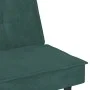 Dunkelgrünes Samtschlafsofa mit Getränkehalter von vidaXL, Sofas - Ref: Foro24-351922, Preis: 263,21 €, Rabatt: %