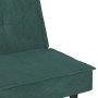 Dunkelgrünes Samtschlafsofa mit Getränkehalter von vidaXL, Sofas - Ref: Foro24-351922, Preis: 266,08 €, Rabatt: %