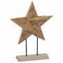 Estrella de Navidad Marrón 45 x 5 x 60 cm Madera de teca maciza