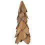 Árbol de Navidad con soporte Marrón 50 cm Madera de teca maciza