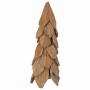Árbol de Navidad con soporte Marrón 50 cm Madera de teca maciza