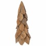 Árbol de Navidad con soporte Marrón 50 cm Madera de teca maciza