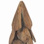 Árbol de Navidad con soporte Marrón 50 cm Madera de teca maciza